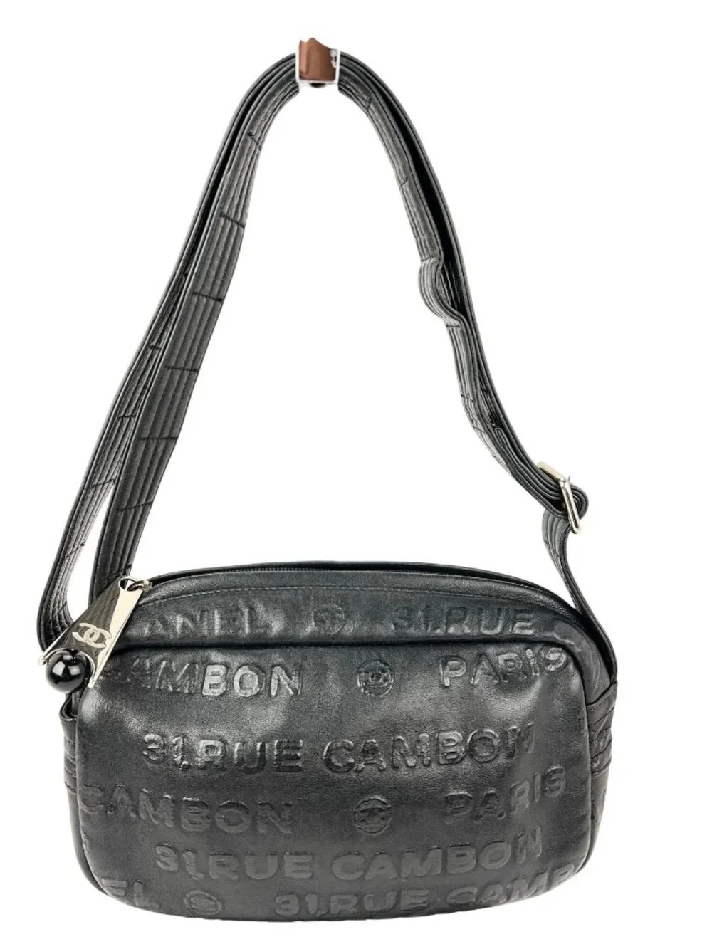 Chanel Unlimited Camera Black Lambskin Vintage Shoulder Bag